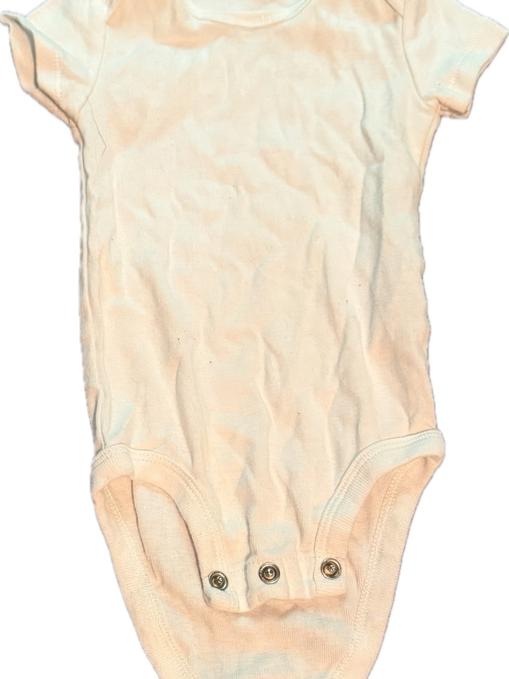 Carter's Short-Sleeve Baby One-Piece in White